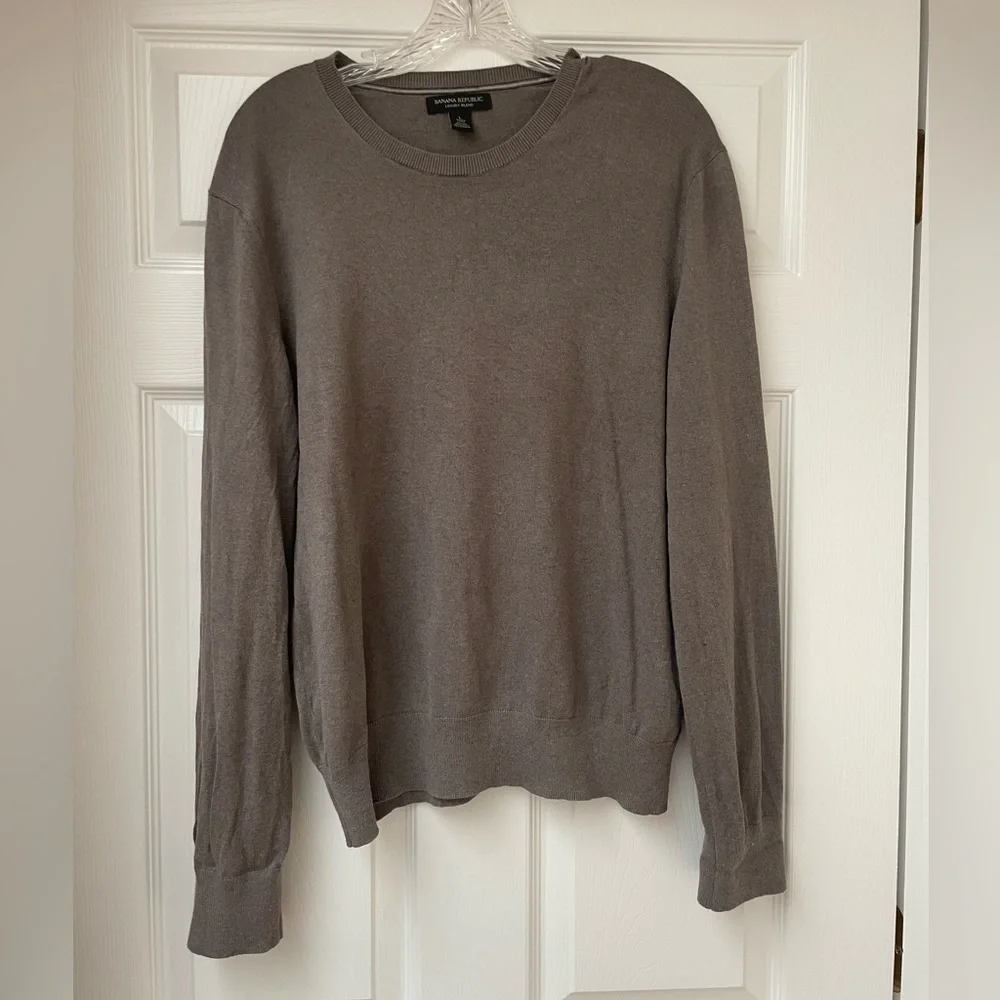 Banana republic Silk/Cashmere/Cotton blend sweater men’s size L